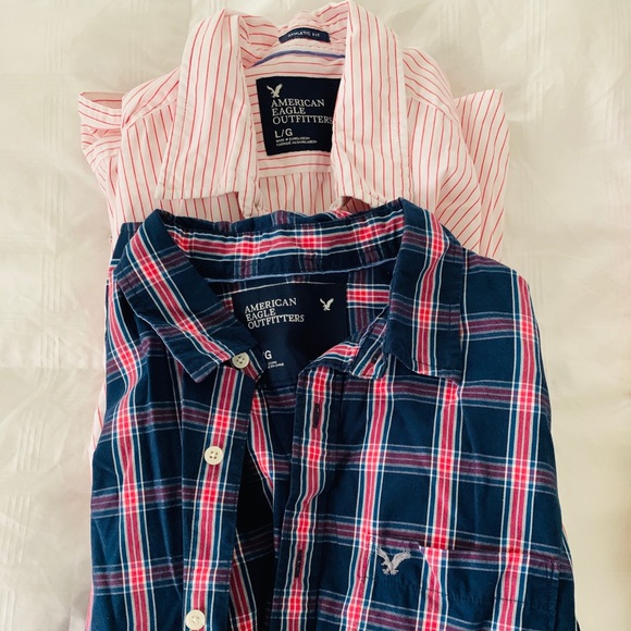 2 American Eagle men’s shirts - Picture 1 of 1
